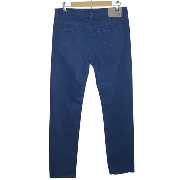 AG Jeans Adriano Goldschmied Pants Men 33x35 Blue Graduate Tailored (Tag 32) NEW - Picture 2 of 10